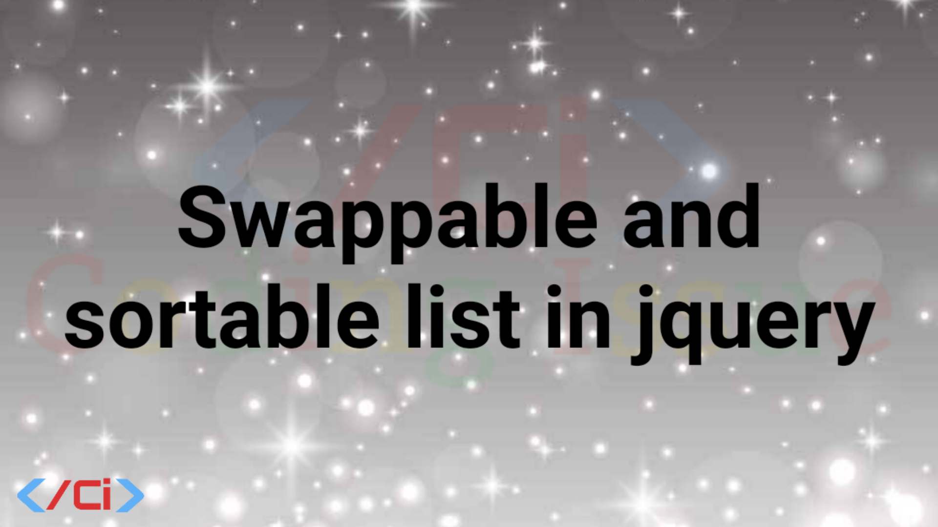 Swappable and sortable list in jquery